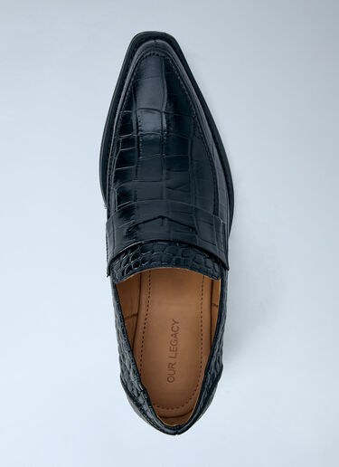 LN-CC® - Our Legacy: Cypher Loafers - Black Our Legacy Cypher Loafers Black our0165001