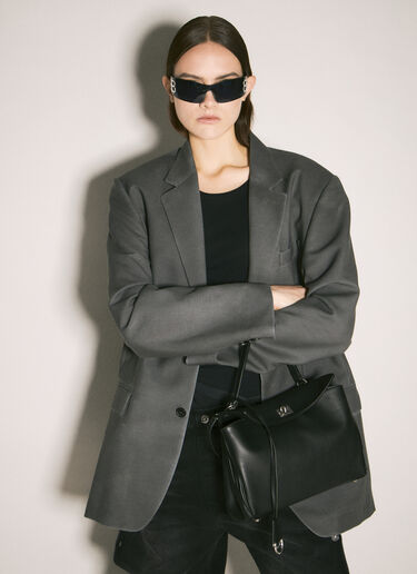 Balenciaga Bossy 眼罩型太阳镜 蓝色 bcs0357007