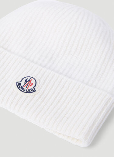 Moncler 羊毛羊绒无檐便帽 白色 mon0154042