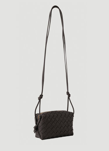 Black Loop mini Intrecciato-leather cross-body bag