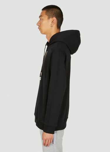 Burberry Logo Patch Hooded Sweatshirt Black bur0149043