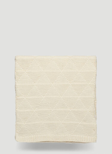 Bottega Veneta Cable-Knit Scarf White bov0245100