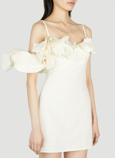 La Robe Duna Mini Dress Jacquemus La Robe Duna Mini Dress White jac0251050