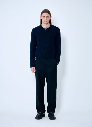 Prada Wool Cardigan Navy pra0159032