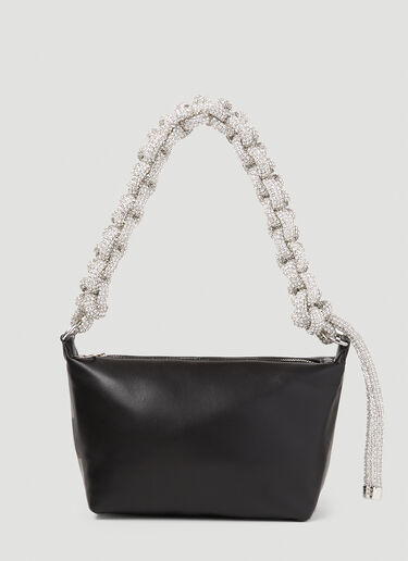 Crystal Cobra Pouch Shoulder Bag KARA Crystal Cobra Pouch Shoulder Bag Black kar0251013