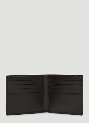 Gucci Signature Web Bi-Fold Wallet in Black