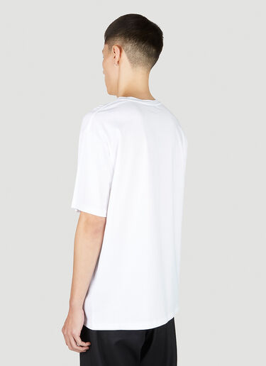 Balmain Logo Print T-Shirt White bln0151002