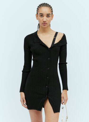 Jacquemus 라 로브 마유 콜린 미니 드레스 블랙 jac0254003