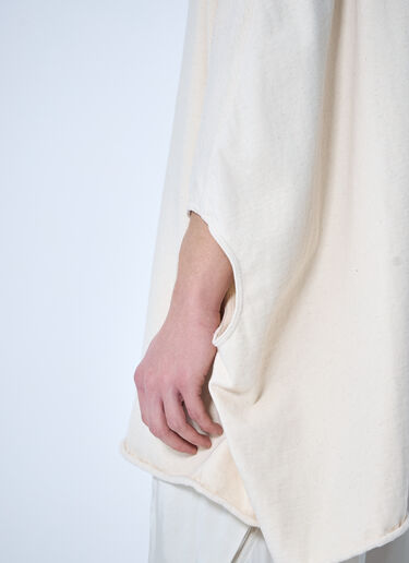Rick Owens Hooded Kaftan Top Natural ric0160006