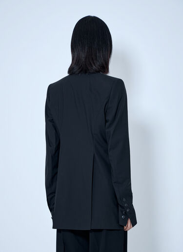 LN-CC® - Rick Owens: Extreme Soft Blazer - Black Rick Owens Extreme Soft Blazer Black ric0265001
