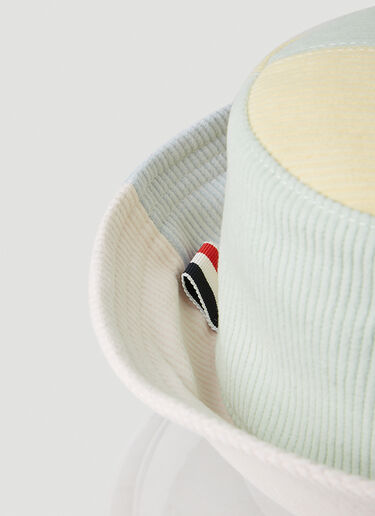 Thom Browne Corduroy Bucket Hat Pink thb0151046