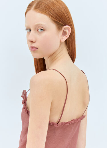 Chloé Ruffled Camisole Top Pink chl0258003