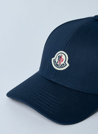 Moncler Logo Motif Baseball Cap Navy mon0160033