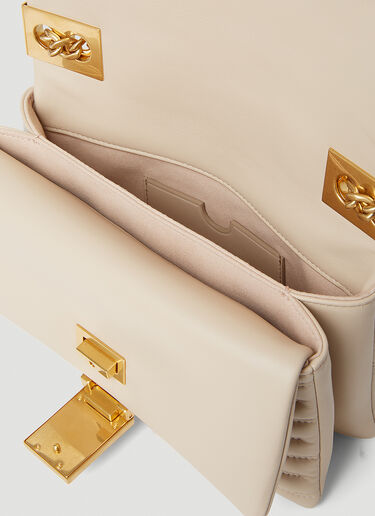 Balmain 1945 Small Shoulder Bag Cream bln0252038