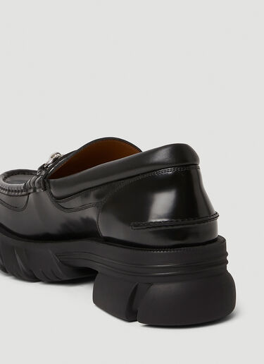 Gucci Leather Loafers  Black guc0145067