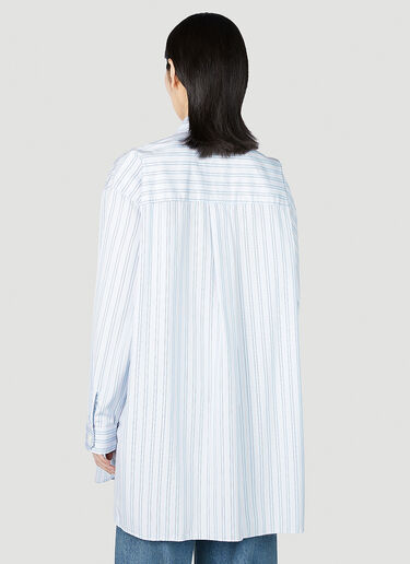 Popover Pinstripe Shirt Our Legacy Popover Pinstripe Shirt Light Blue our0252010