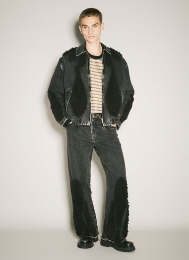 Song for the Mute Boyfriend Jeans Black sfm0158016