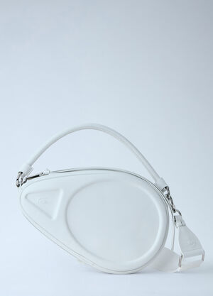 Lacoste Runway Leather Racket Bag White lac0364004