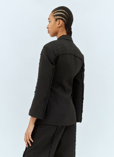 Tweed Suiting Blazer Ganni Tweed Suiting Blazer Black gan0258040