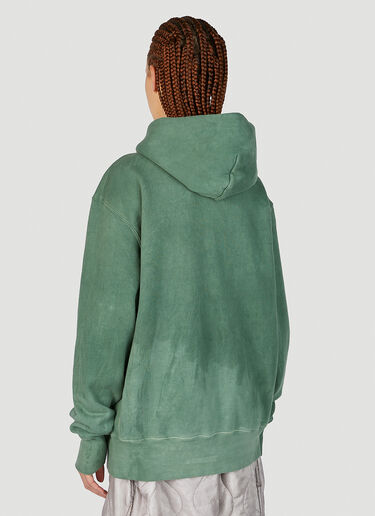 NOTSONORMAL Splashed Hooded Sweatshirt Green nsm0351019