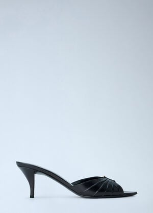 Saint Laurent Babylone Heeled Sandals Black sla0263032