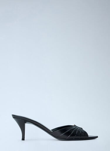 Saint Laurent Babylone Heeled Sandals Black sla0263032