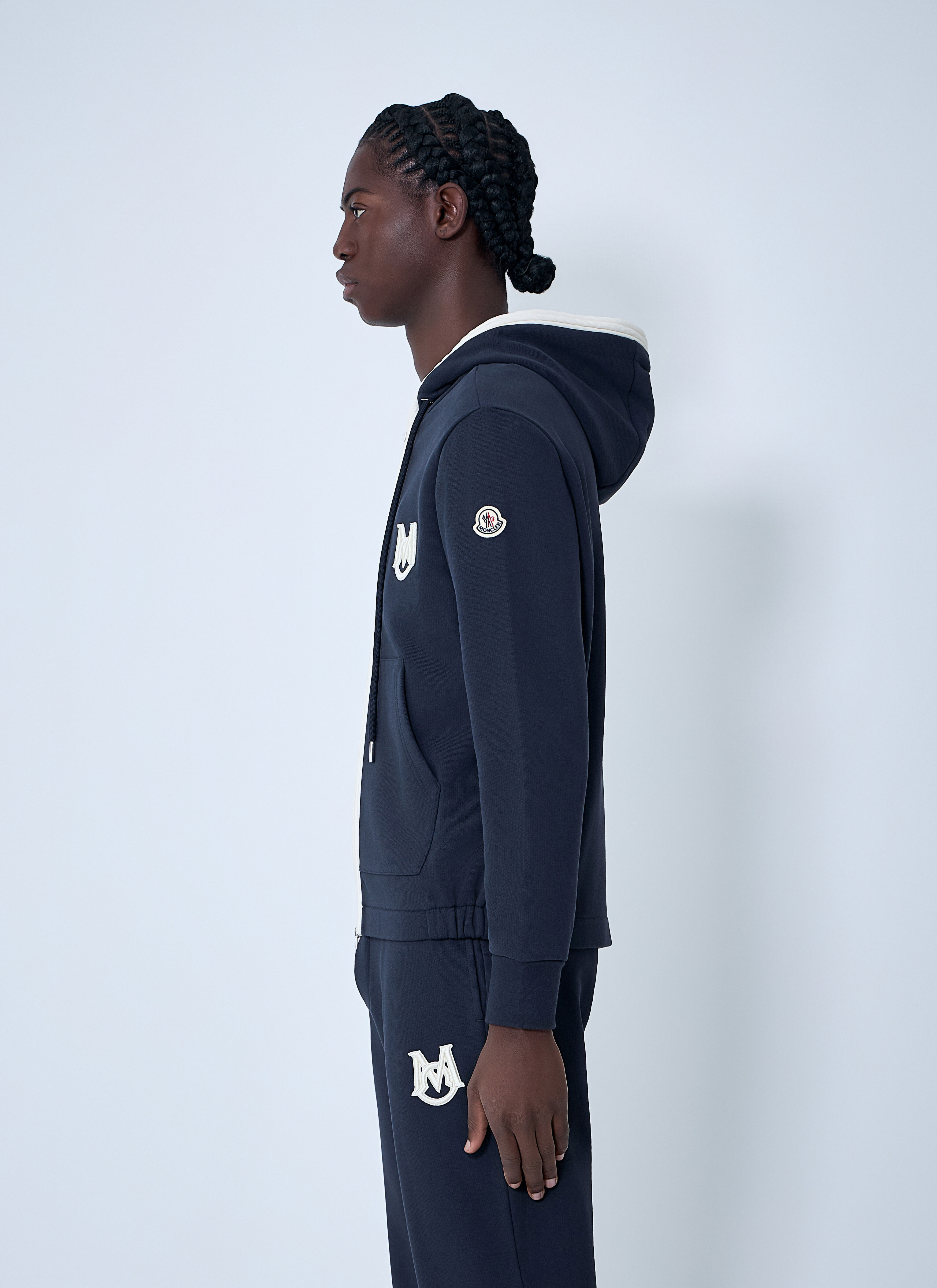 Moncler Men's' Zip-Up Cardigan in Navy | LN-CC®