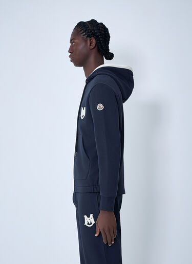 Moncler Zip-Up Cardigan Navy mon0163041