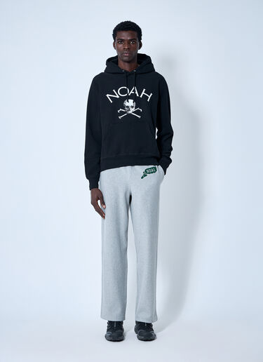 Noah Logo Motif Hooded Sweatshirt Black noa0160017