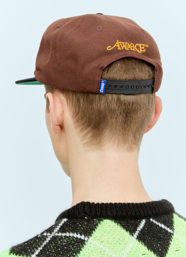 Awake NY 5 Boro Snapback Cap Brown awk0154014