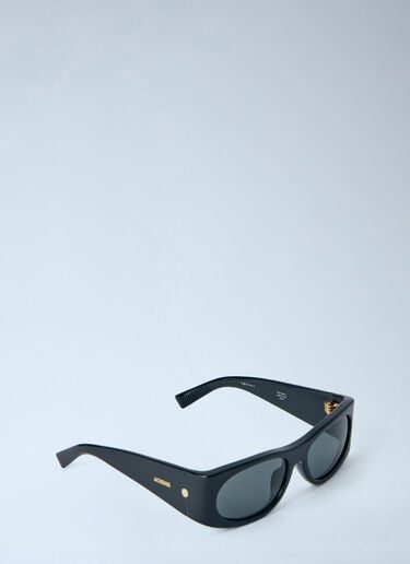Rectangular Frame Sunglasses Jacquemus Rectangular Frame Sunglasses Black jac0364016