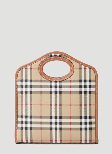 Burberry Mini Pocket Handbag Beige bur0252035