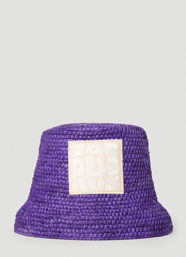 Jacquemus Le Bob Ficiu Bucket Hat Purple jac0251120