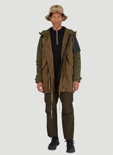 Debs Fishtail Parka Coat NEMEN Debs Fishtail Parka Coat Brown nem0146003