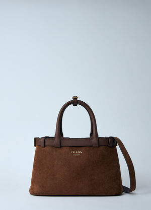 The Row Mini Suede Belt Handbag Navy row0260034