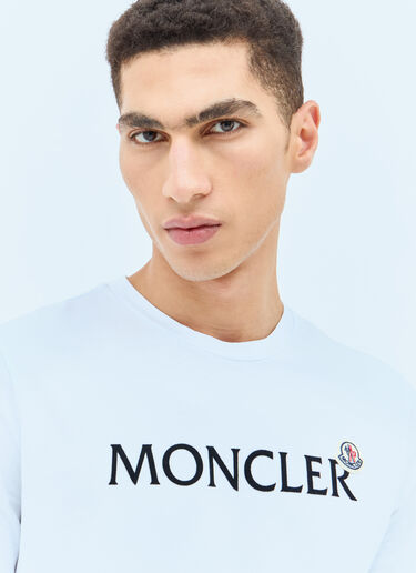 Logo Patch T-Shirt Moncler Logo Patch T-Shirt White mon0157031