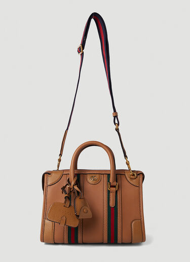 Gucci Double G Top Handle Handbag Brown guc0251011