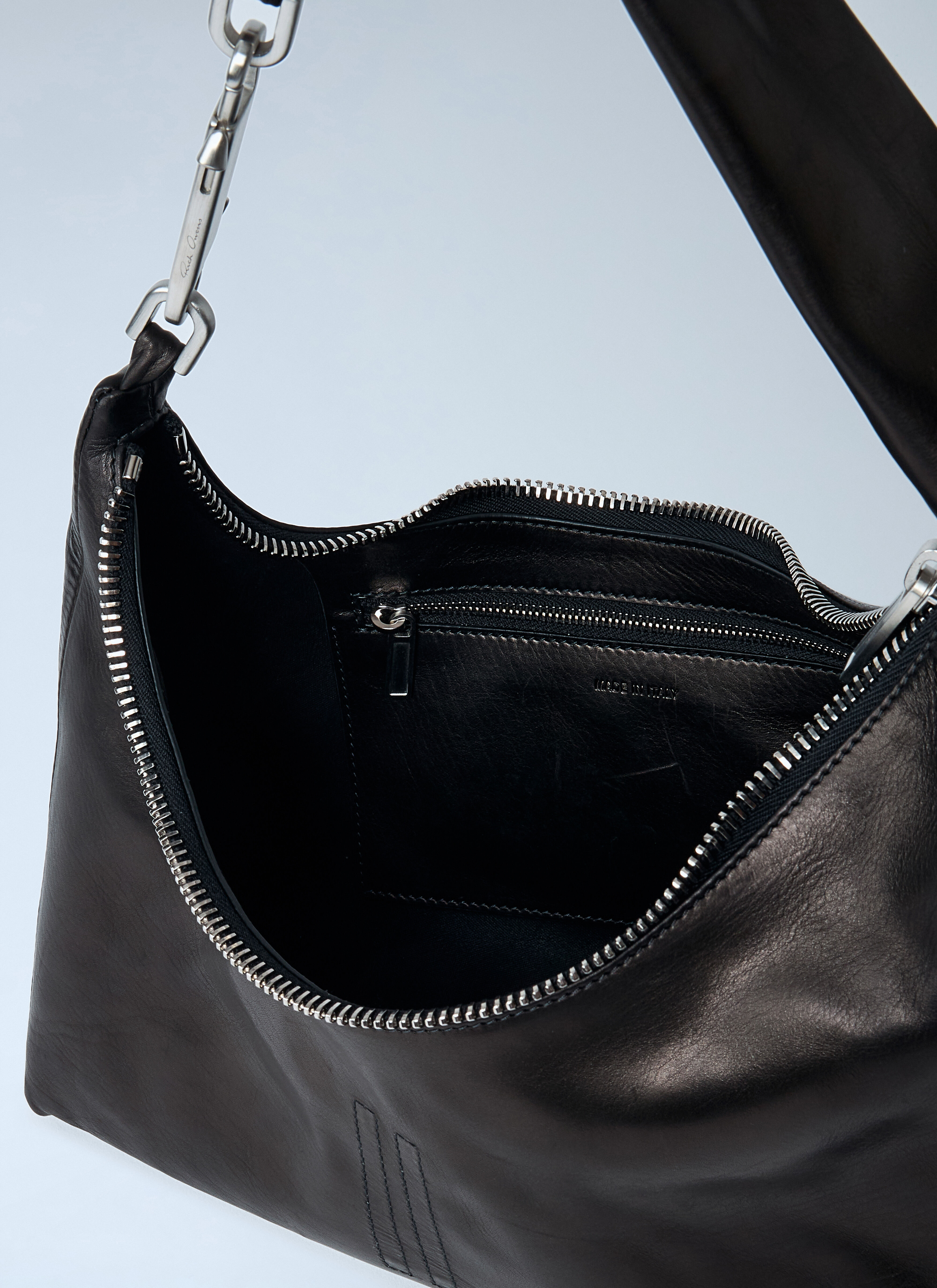 Rick Owens Women's' Small Gemini Shoulder Bag in Black | LN-CC®