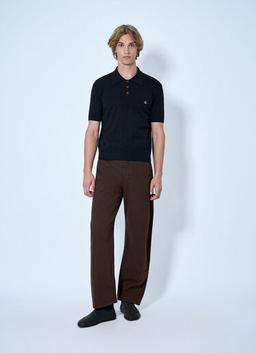 Vivienne Westwood Mark Polo Shirt Black vvw0165011