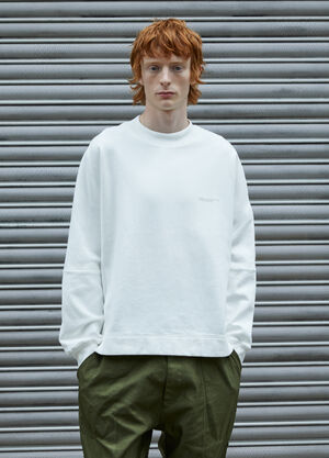 Massimo Osti Studio Logo Sweatshirt White mao0158037