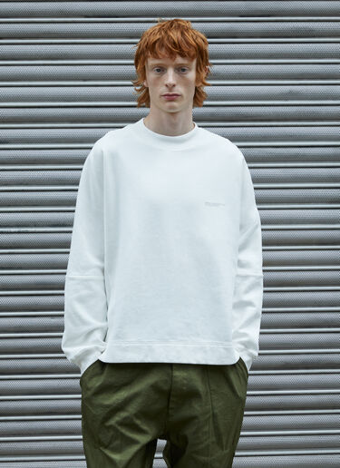 Massimo Osti Studio Logo Sweatshirt White mao0158037