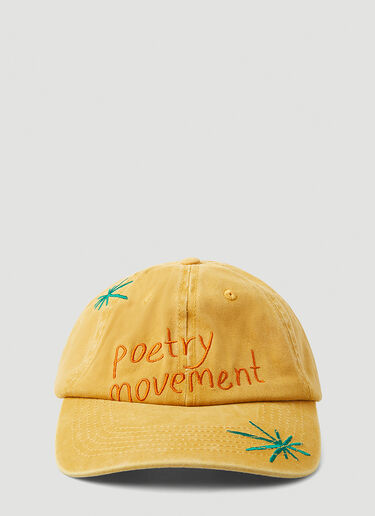 P.A.M. x Emma Kohlmann Poetry Movement Baseball Cap Yellow pam0347010
