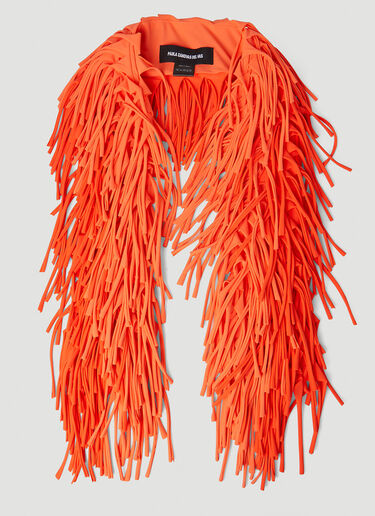 Paula Canovas del Vas Fringe Scarf Orange pcd0248014