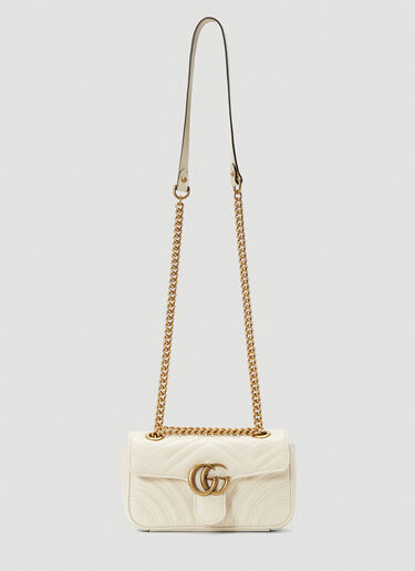 Gucci GG Marmont Matelassé Mini Bag in White