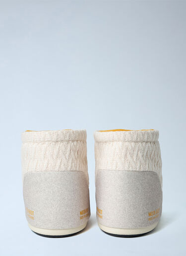 Moon Boot x GUEST IN RESIDENCE Icon Low Nolace Knit Boots Cream mbg0364003