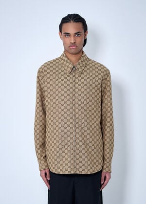 Gucci GG Canvas Overshirt Black guc0159054