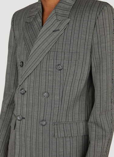 VTMNTS Striped Tailored Blazer Grey vtm0350003