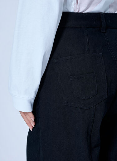 LN-CC® - Cecilie Bahnsen: Carmela Denim Trousers - Black Cecilie Bahnsen Carmela Denim Trousers Black cec0266010