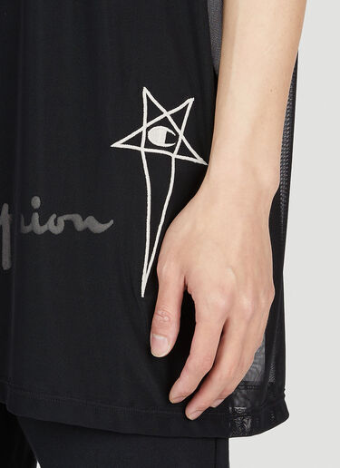 Rick Owens x Champion Tarp Tank Top Black roc0153006
