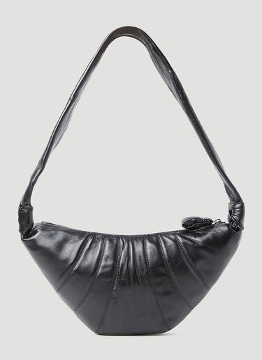 Lemaire Medium Croissant Shoulder Bag Black lem0354002